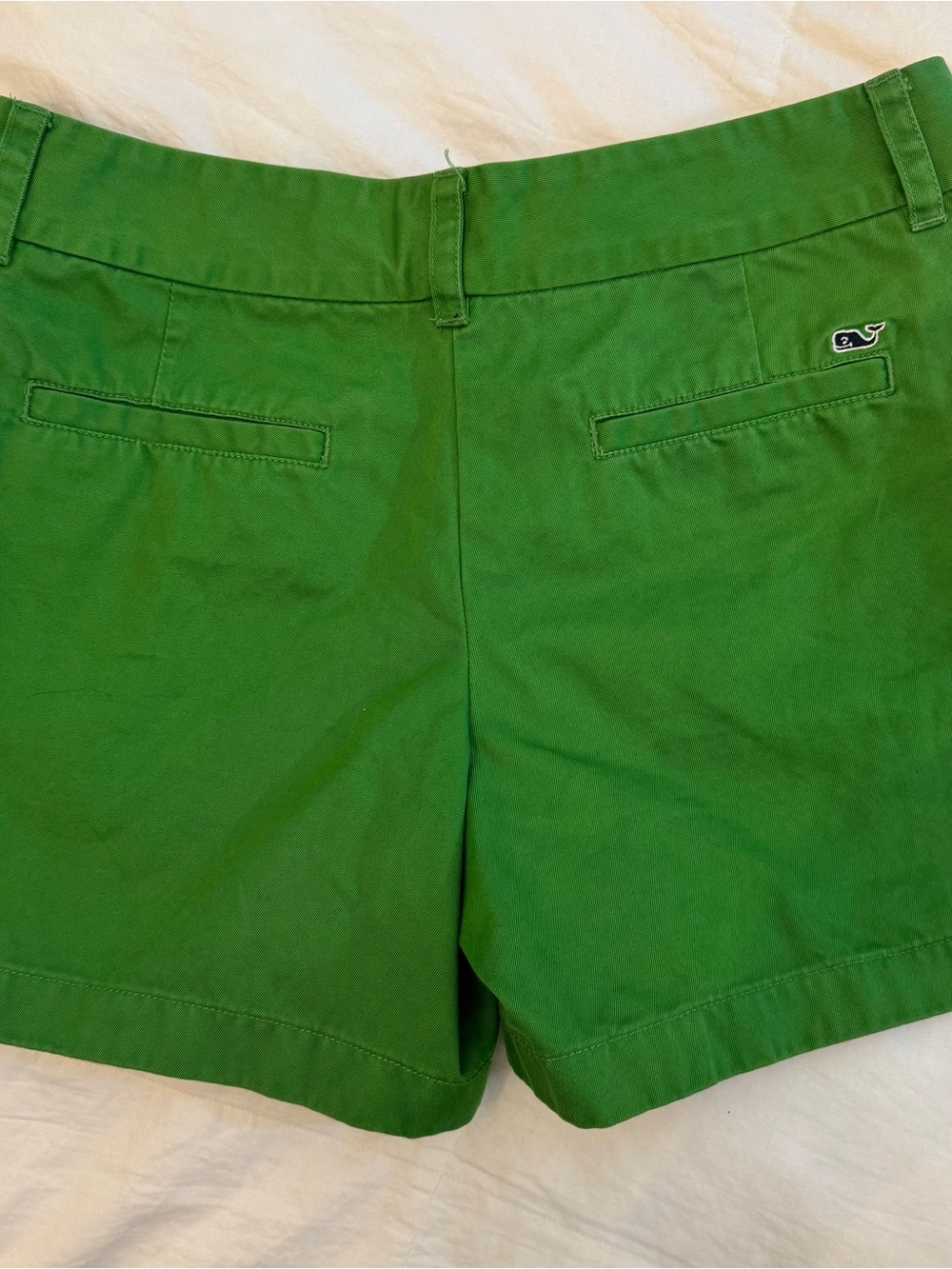 Bundle of Vineyard Vines Bright Green and yellow Chino Bermuda Shorts- like new! - Picture 5 of 12
